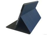 Etui iPad Air 1 et 2, couleur bleu marin - Présentation de la face arrière en support