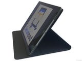 Etui iPad Air 1 et 2, couleur bleu marin - Présentation de la face avant en support
