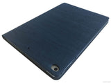 Etui iPad Air 1 et 2, couleur bleu marin - Présentation face arrière en 3D