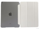 Etui iPad Air 2, couleur blanc avec arrière transparent - Présentation au complet