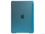 Etui iPad Air 2, couleur bleu avec arrière transparent - Présentation de la face arrière