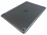 Etui iPad Air 2, couleur gris avec arrière transparent - Présentation face arrière en 3D
