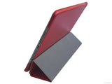 Etui iPad Air 2, couleur rouge avec arrière transparent - Présentation de la face arrière en support