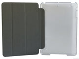 Etui iPad Mini 1 2 ou 3, couleur or avec arrière transparent - Présentation une fois ouvert