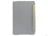 Etui iPad Mini 1 2 ou 3, couleur or avec arrière transparent - Présentation de la face arrière