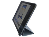Etui iPad Air 1 couleur gris - Présentation de la face avant en support