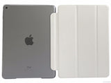 Etui iPad Air 2, couleur blanc avec arrière transparent - Présentation au complet